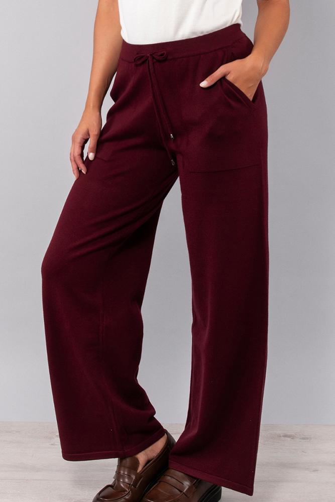 PANTALONE DONNA BORDEAUX HA60 BORDEAUX VERDISSIMA